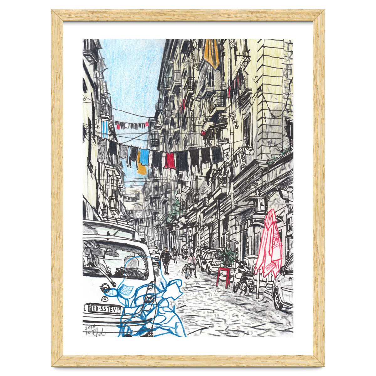 Drying Laundry In Napoli