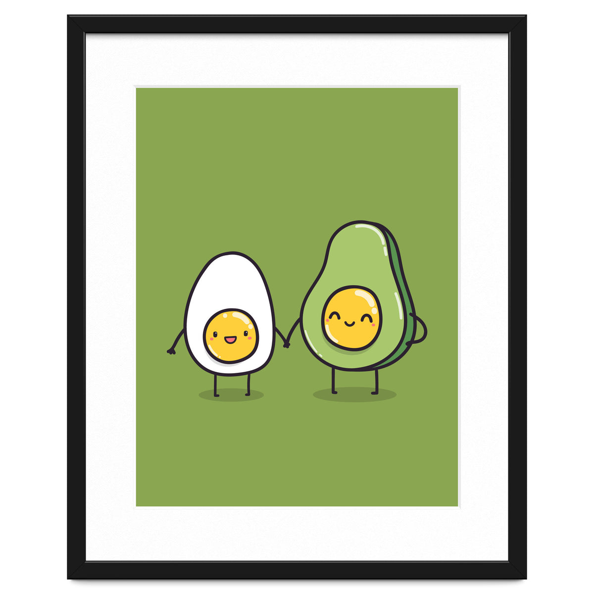 Egg Avocado best friends