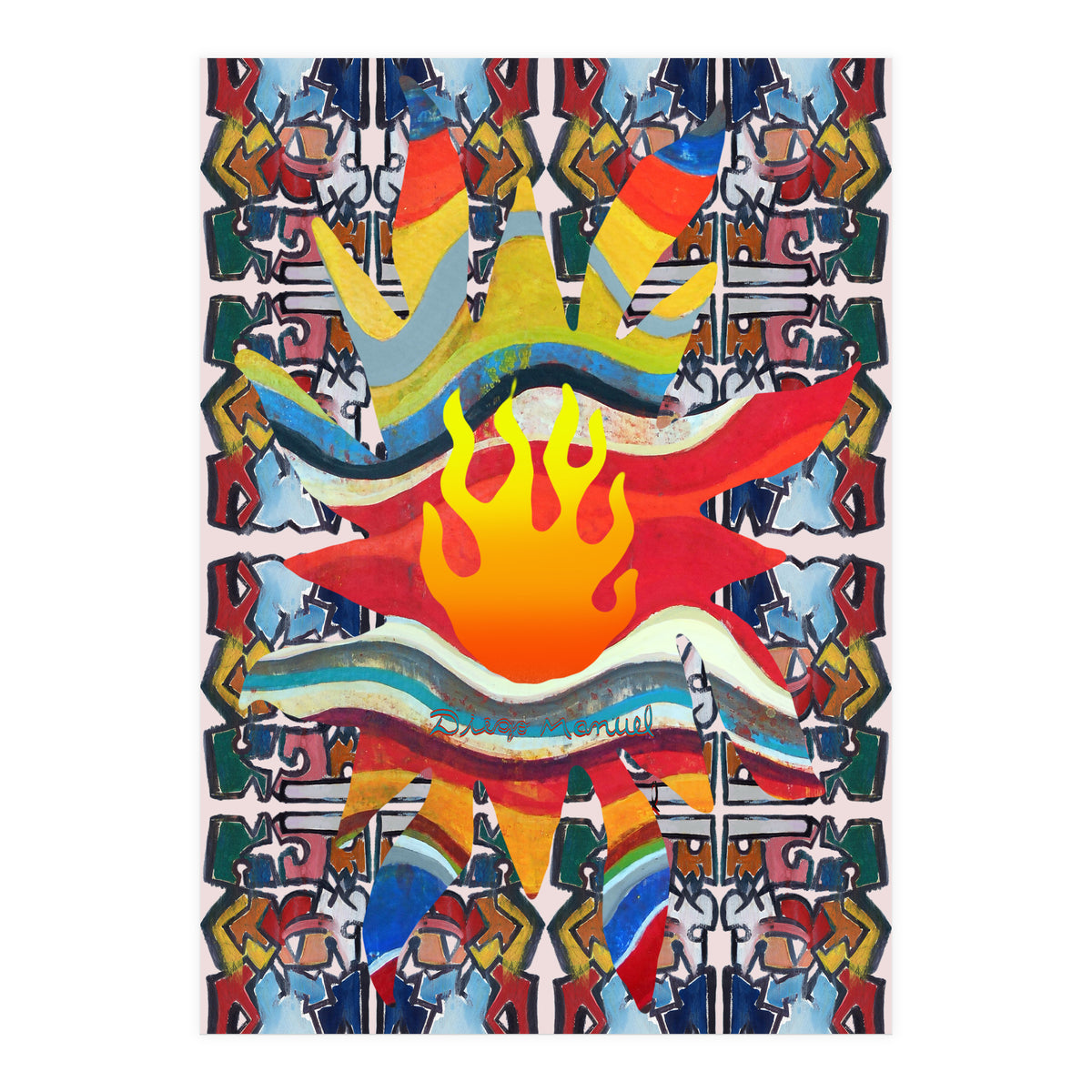 Fuego Y Graffiti 47 (Print Only)