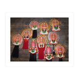 Mask On The Wall - Kathakali Face (Print Only) thumbnail