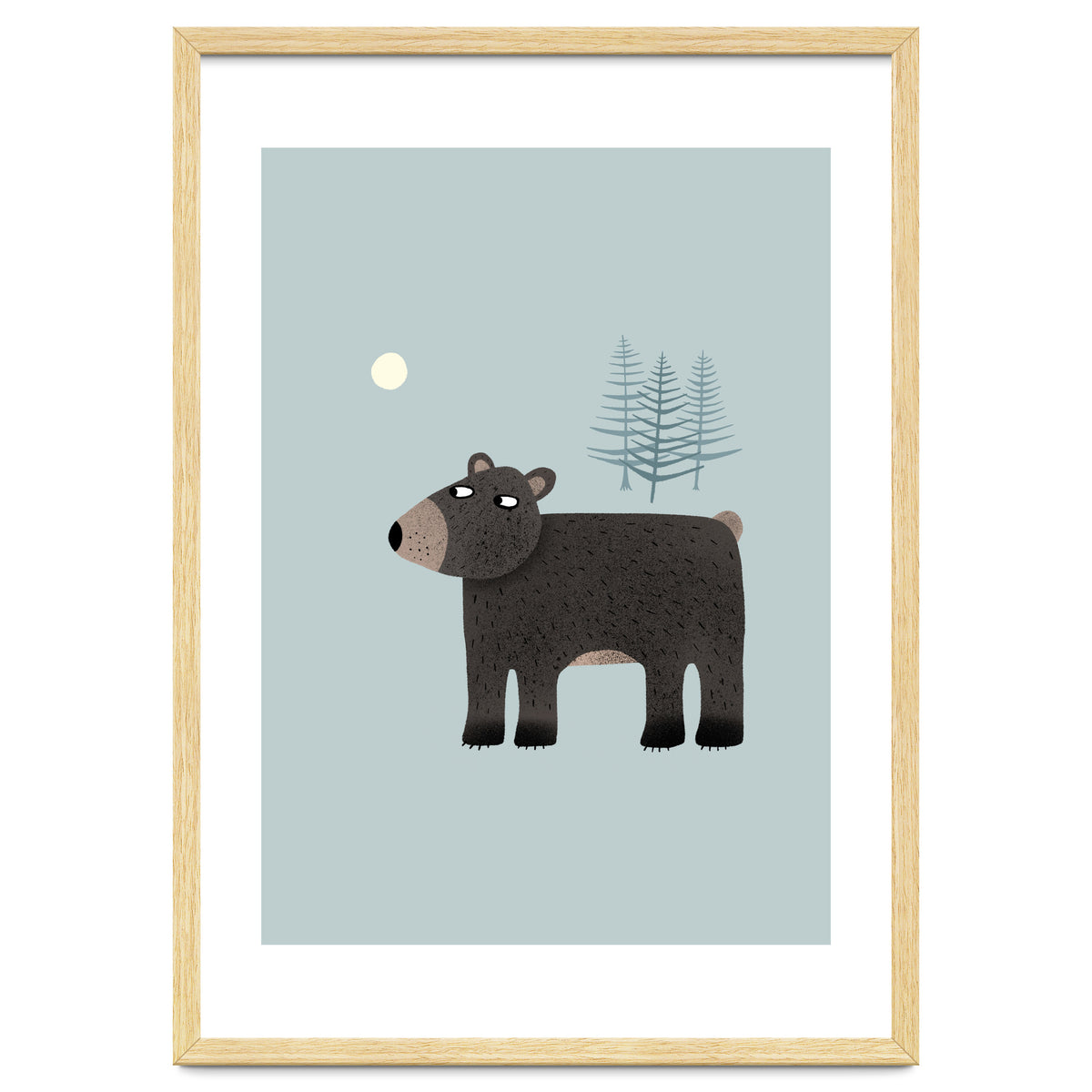 The Bear, the Trees and the Moon