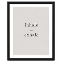 Inhale Exhale Grey Yoga