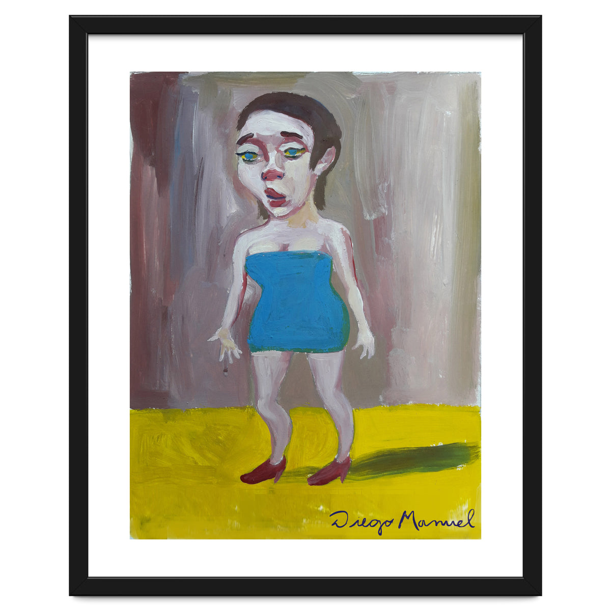 Light Blue Dress Girl