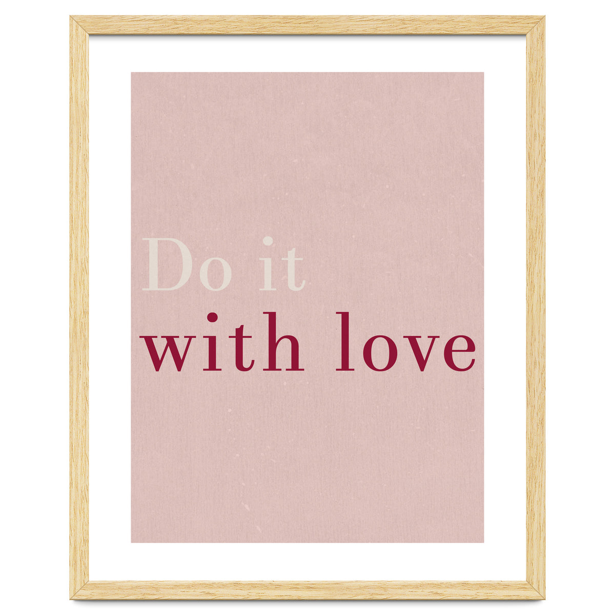 Do It With Love, Pink