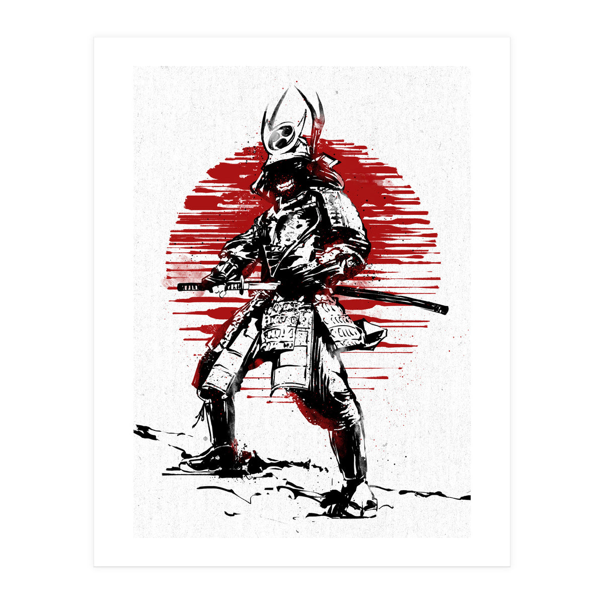 Red Sun Samurai (Print Only)