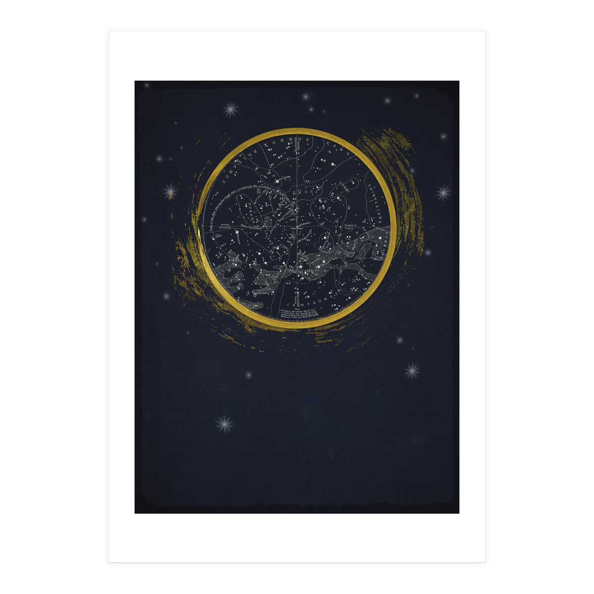 Vintage Cosmos: Star Map (Print Only)