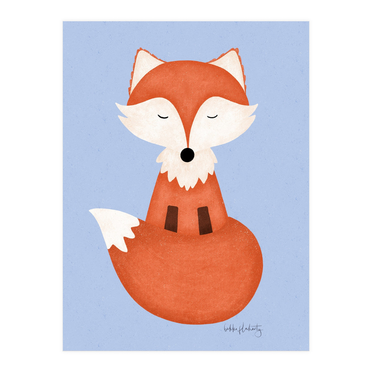 Sleeping Fox (Print Only)