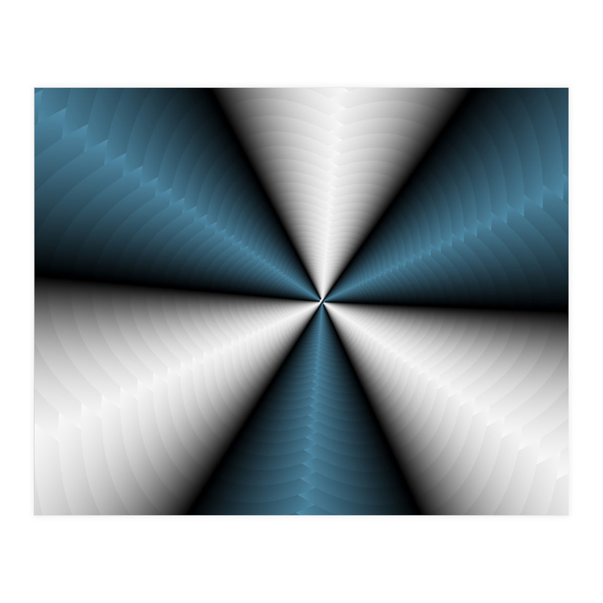 Blue Color Modern Interior Art (Print Only)