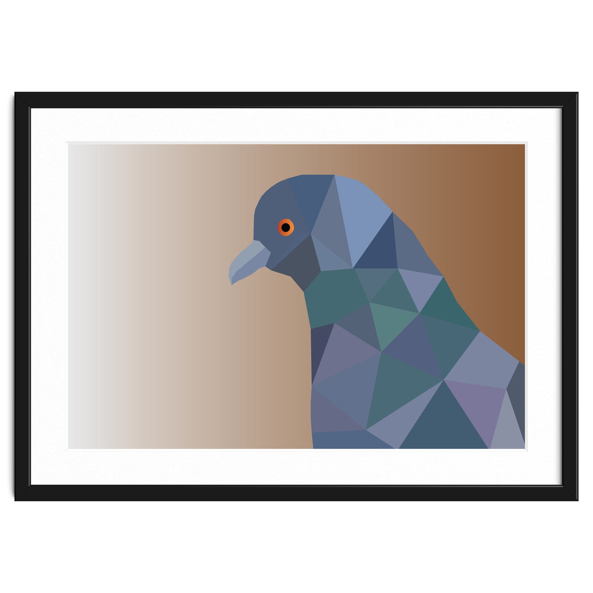 Pigeon Low Poly Art
