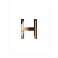 Letter H - (Impress) (Print Only)