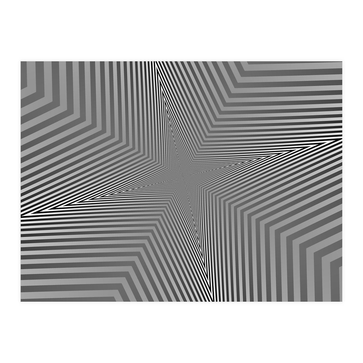 Abstract Triangle Pattern Geometric  (Print Only)