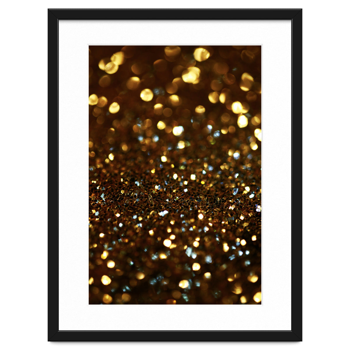 Golden glitter