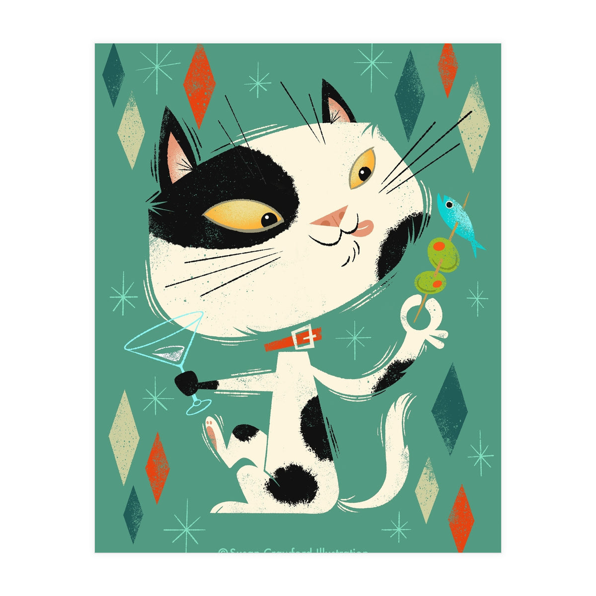 Cat A Tonic Spotted (Print Only)