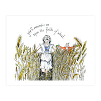 Upon The Fields Of Wheat (Print Only)