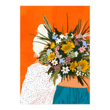 Happiness Is To Hold Flowers In Both Hands (Print Only) thumbnail