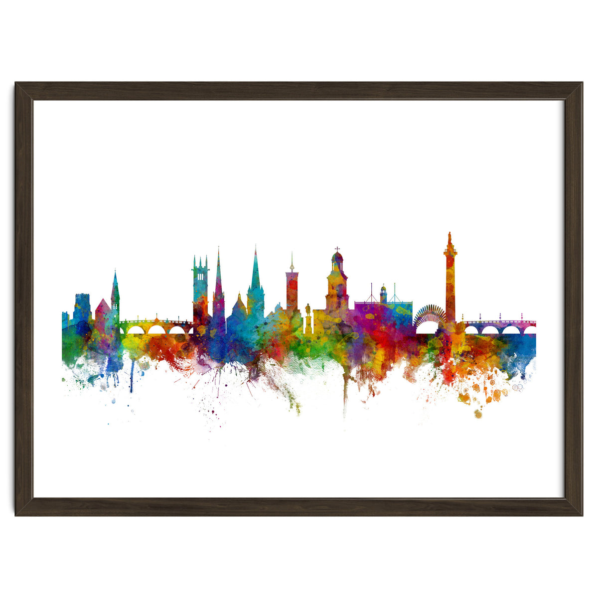 Shrewsbury England Skyline