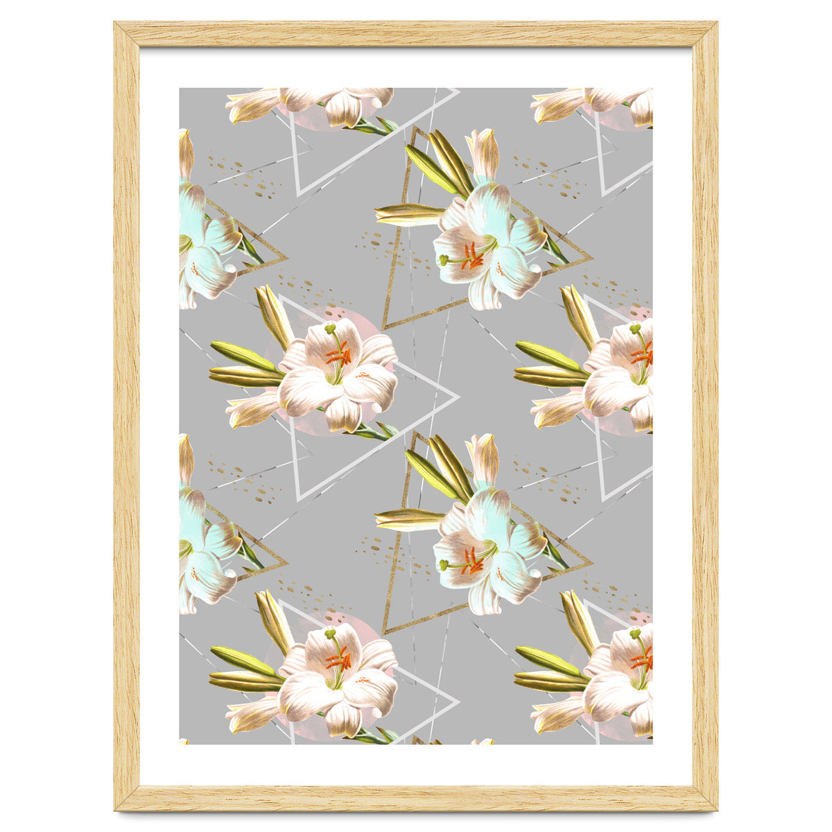 Botanical blooming with geometric 02