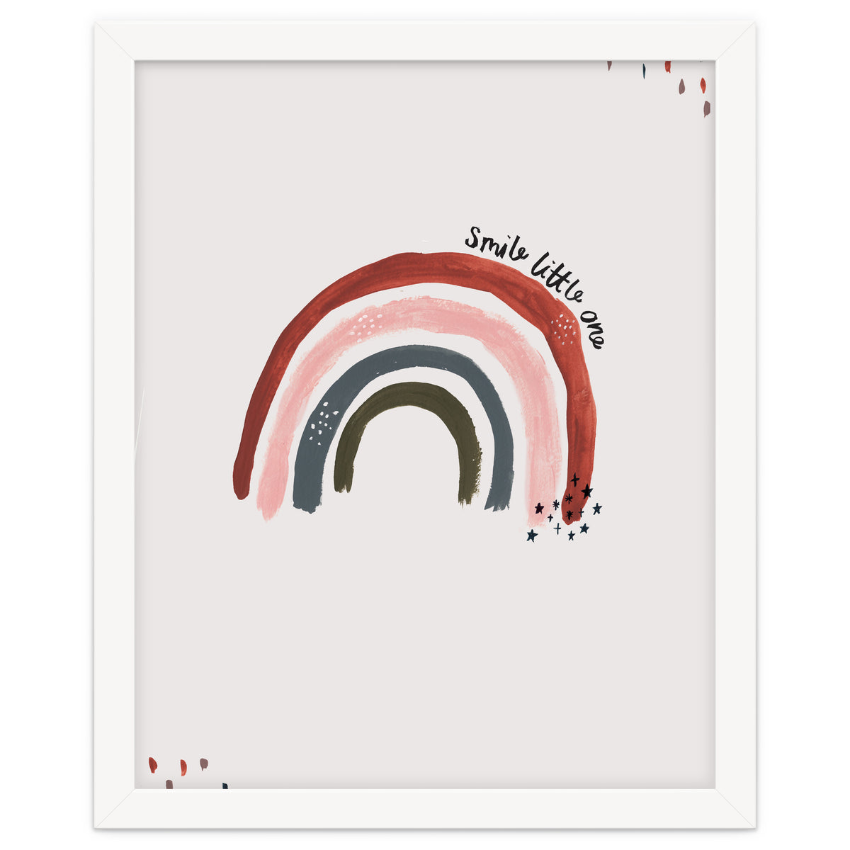 Smile Little One Rainbow Portrait