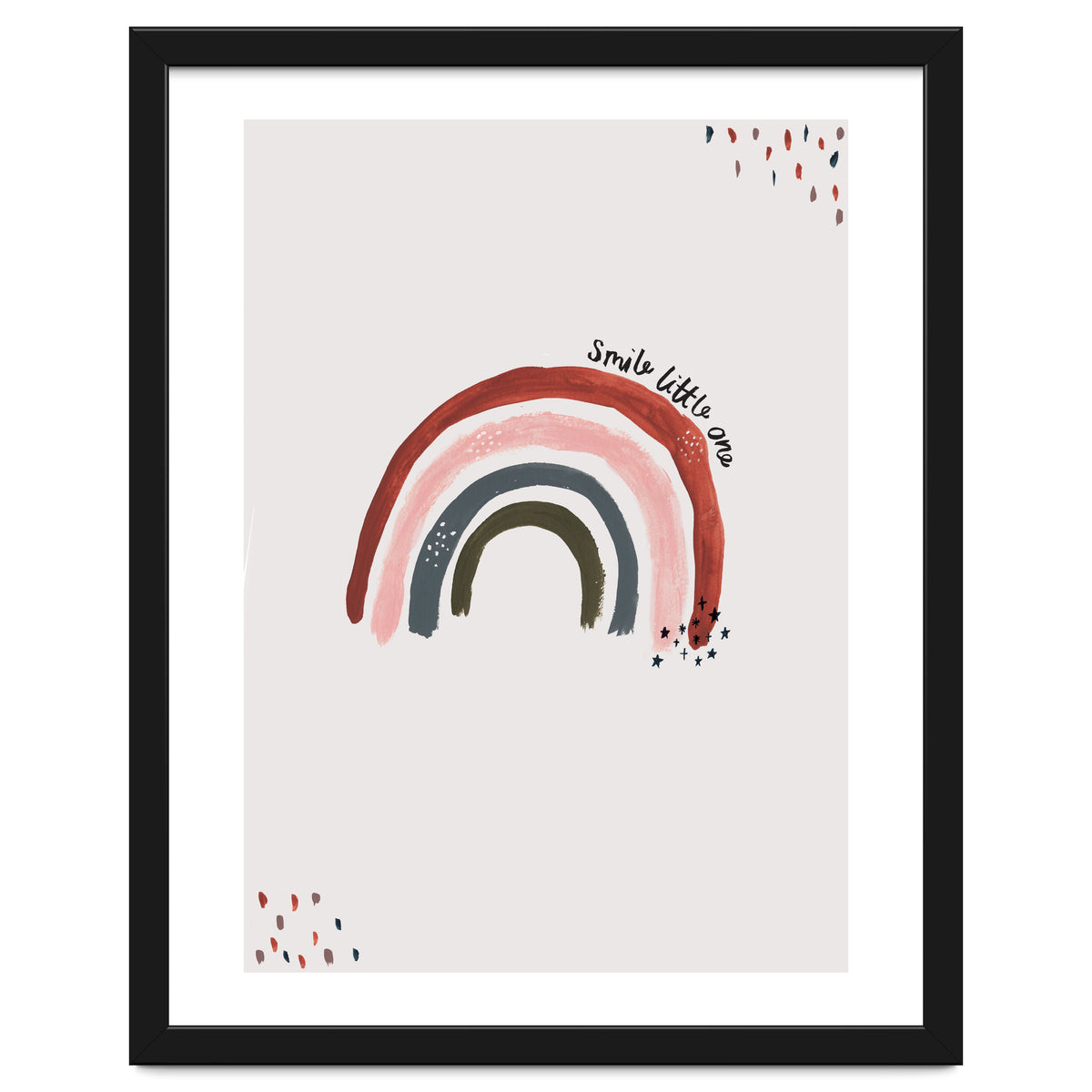 Smile Little One Rainbow Portrait