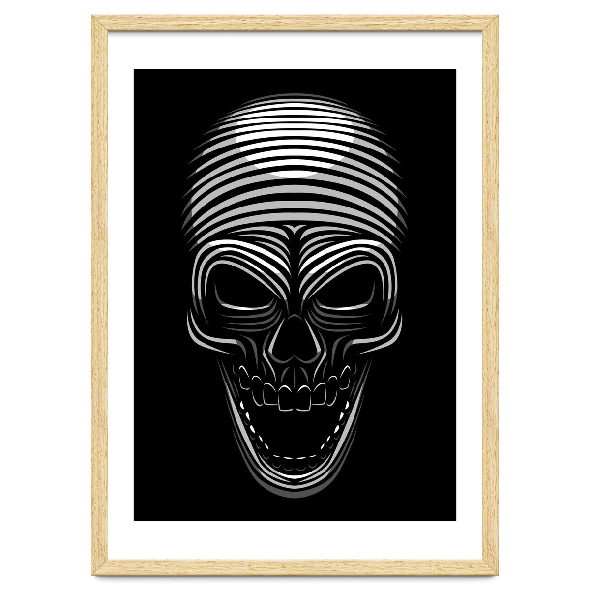 Lines Skull