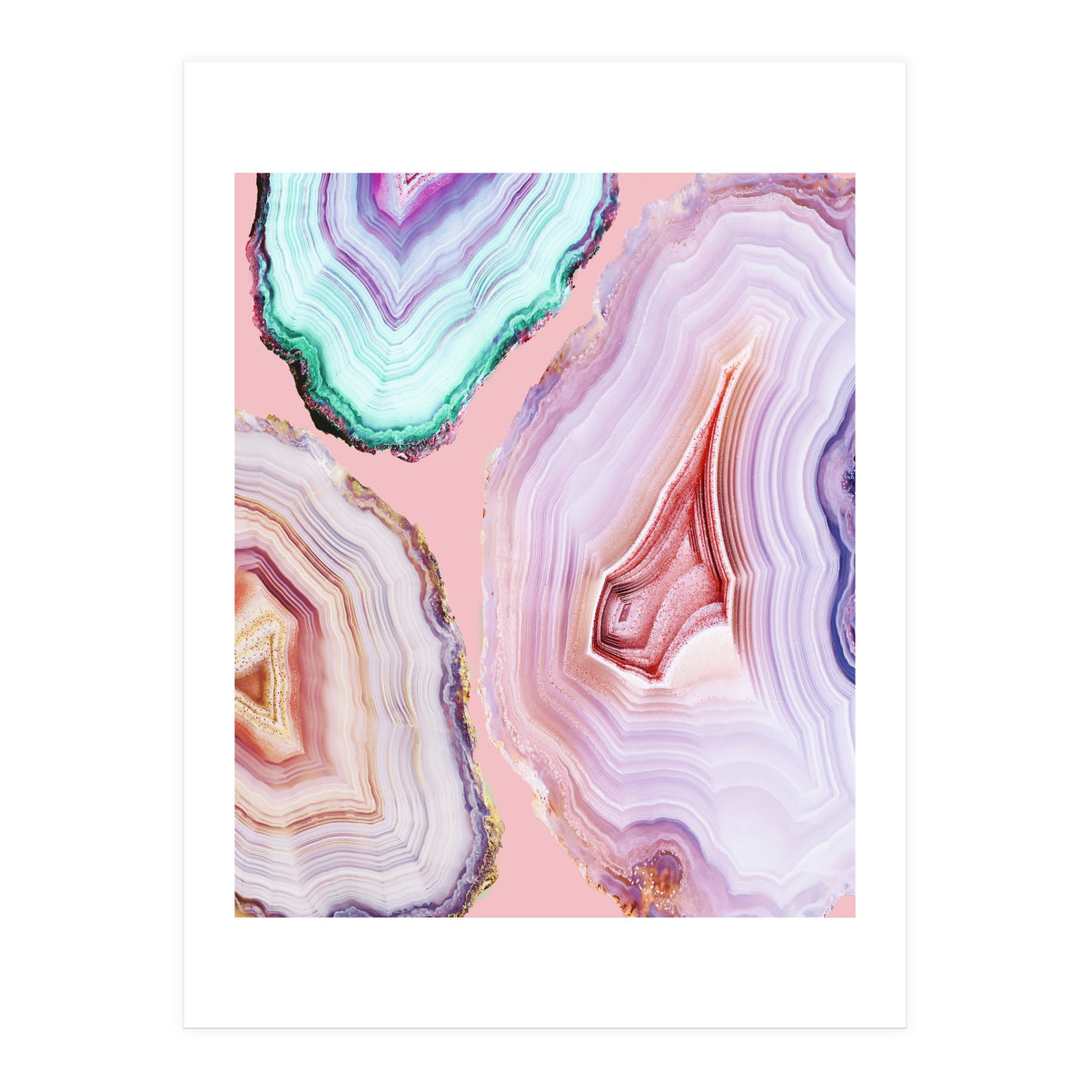 Mineral Agates #Glam collection (Print Only)