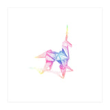Rainbow Unicorn Origami (Print Only) thumbnail