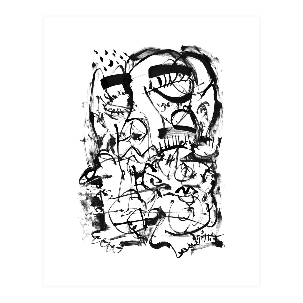 Hard Times - b&w (Print Only)