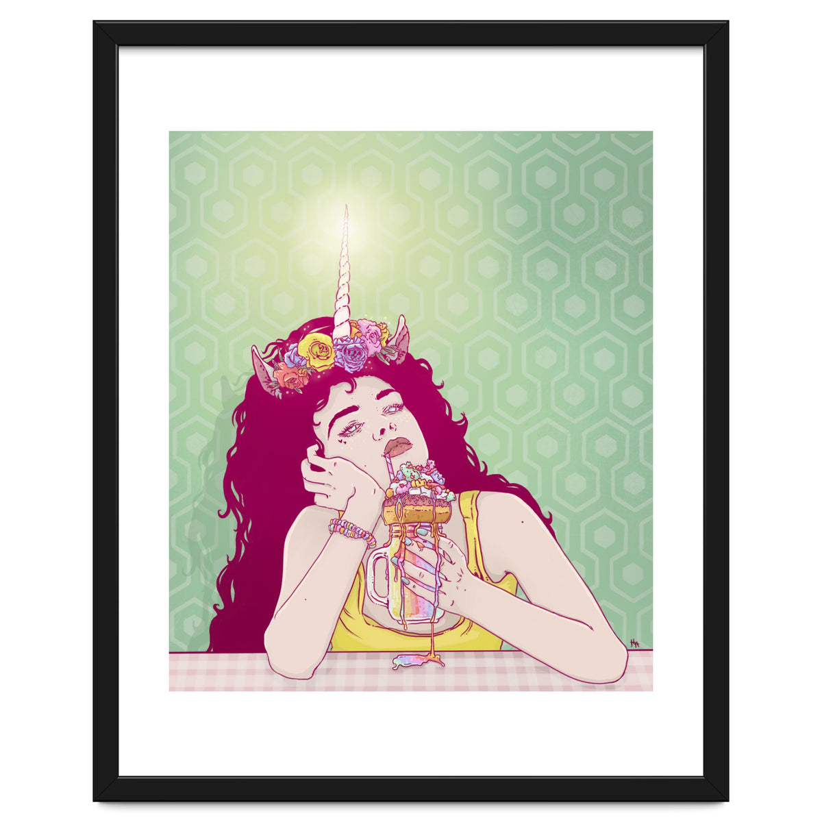 Unicorn Freakshake Lady