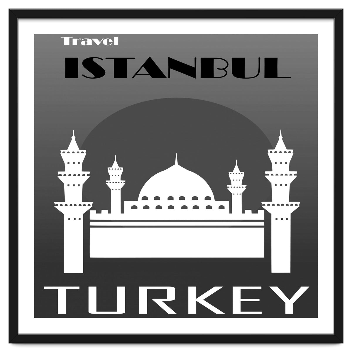 Istanbul Travel Poster