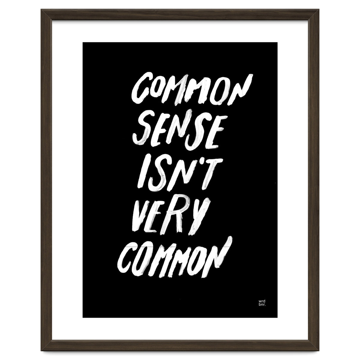 UNCOMMON SENSE