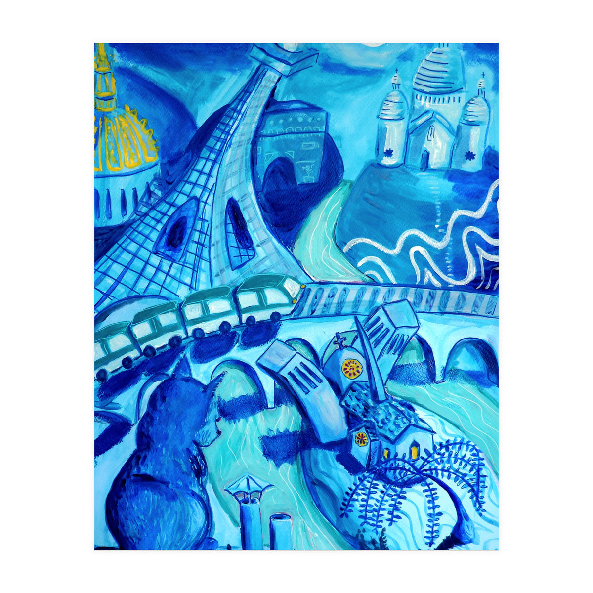 Night In Paris (Print Only)