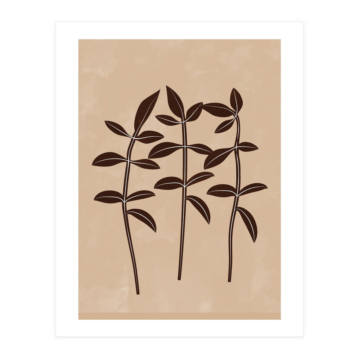 Boho Botanical Leaves (Print Only)