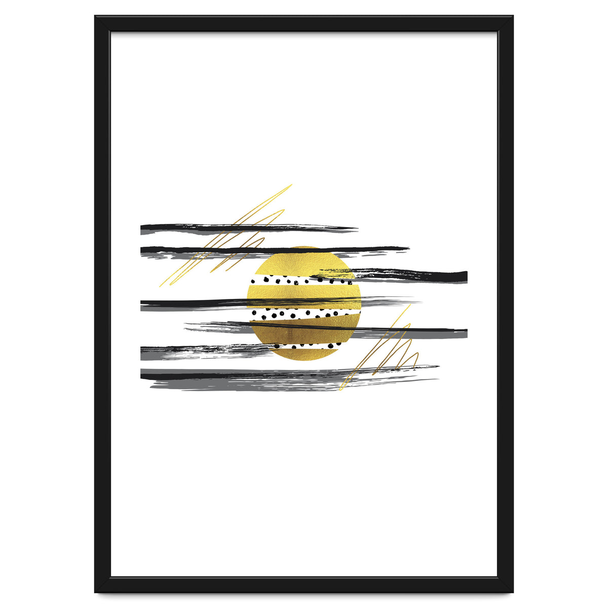 Deco Lines No. 3 – Full Moon