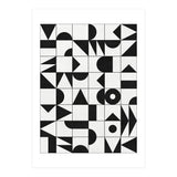 My Favorite Geometric Patterns No.10 - White (Print Only) thumbnail