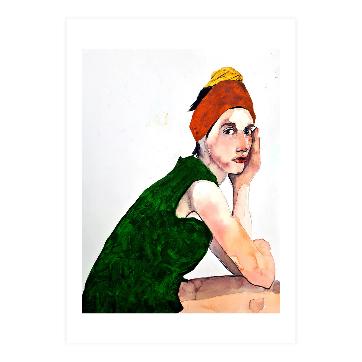Untitled #86 - Woman in green (Print Only)