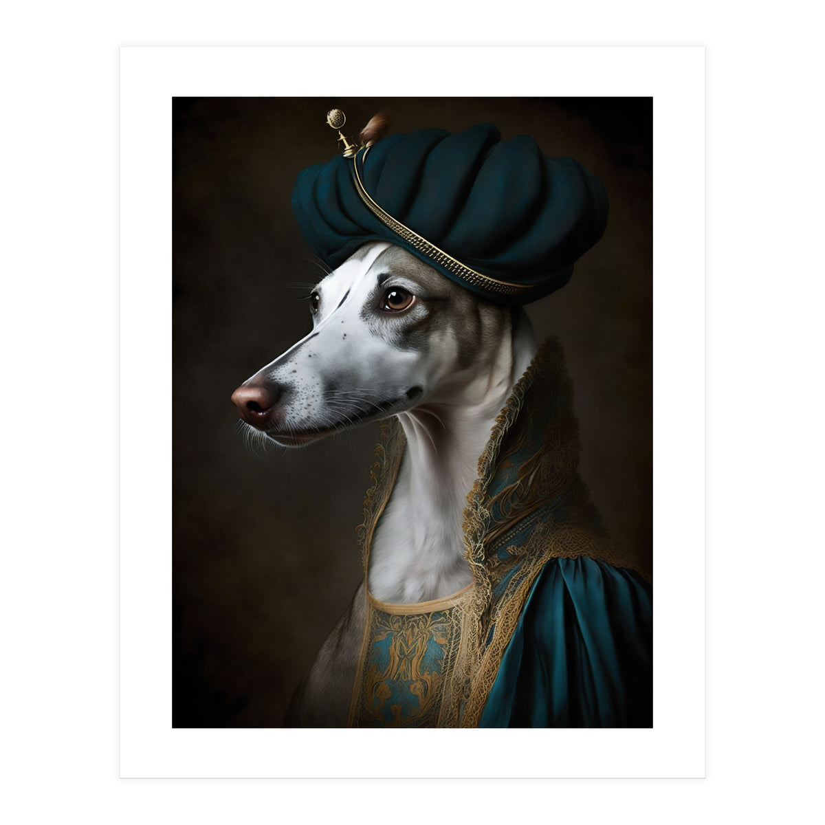 Regal Whippet (Print Only)