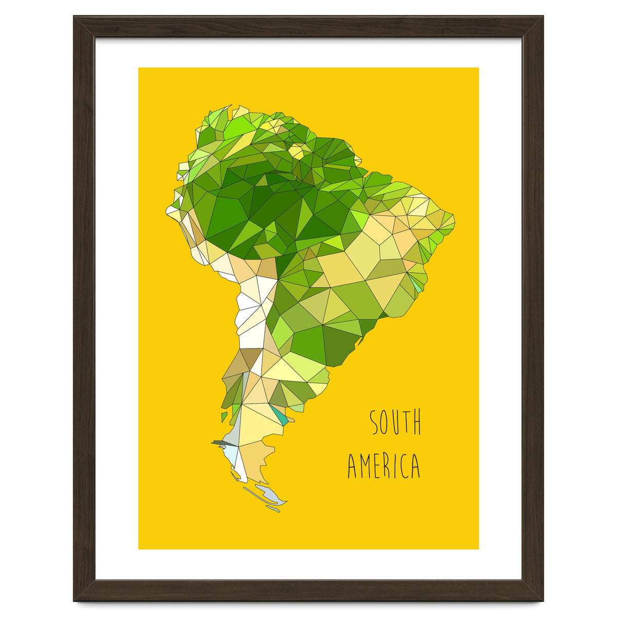 SOUTH AMERICA – Yellow