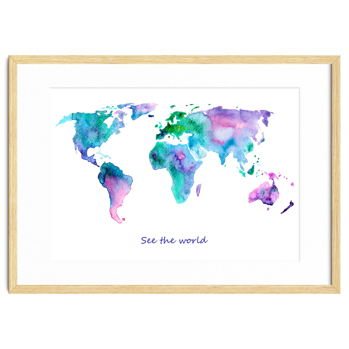 See the world || watercolor