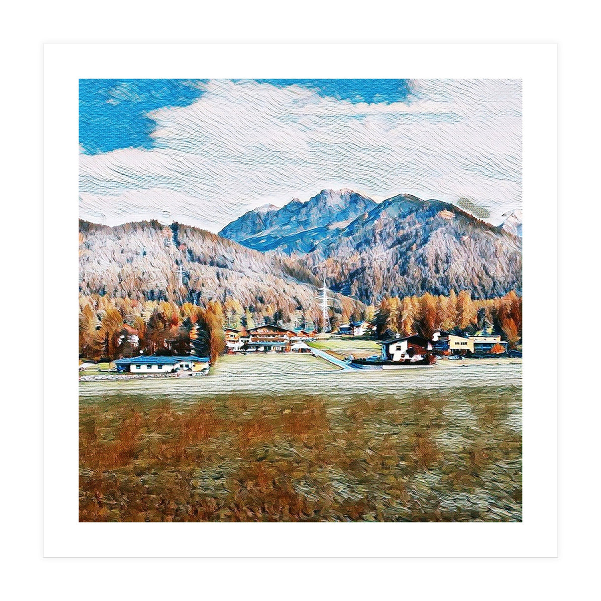 Trentino Alto Adige, Italy. (Print Only)