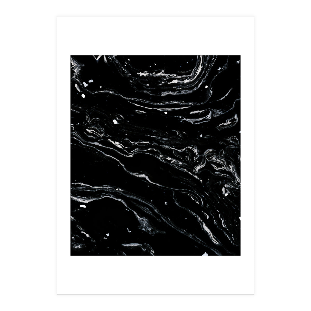 Black Marble Space (Print Only)