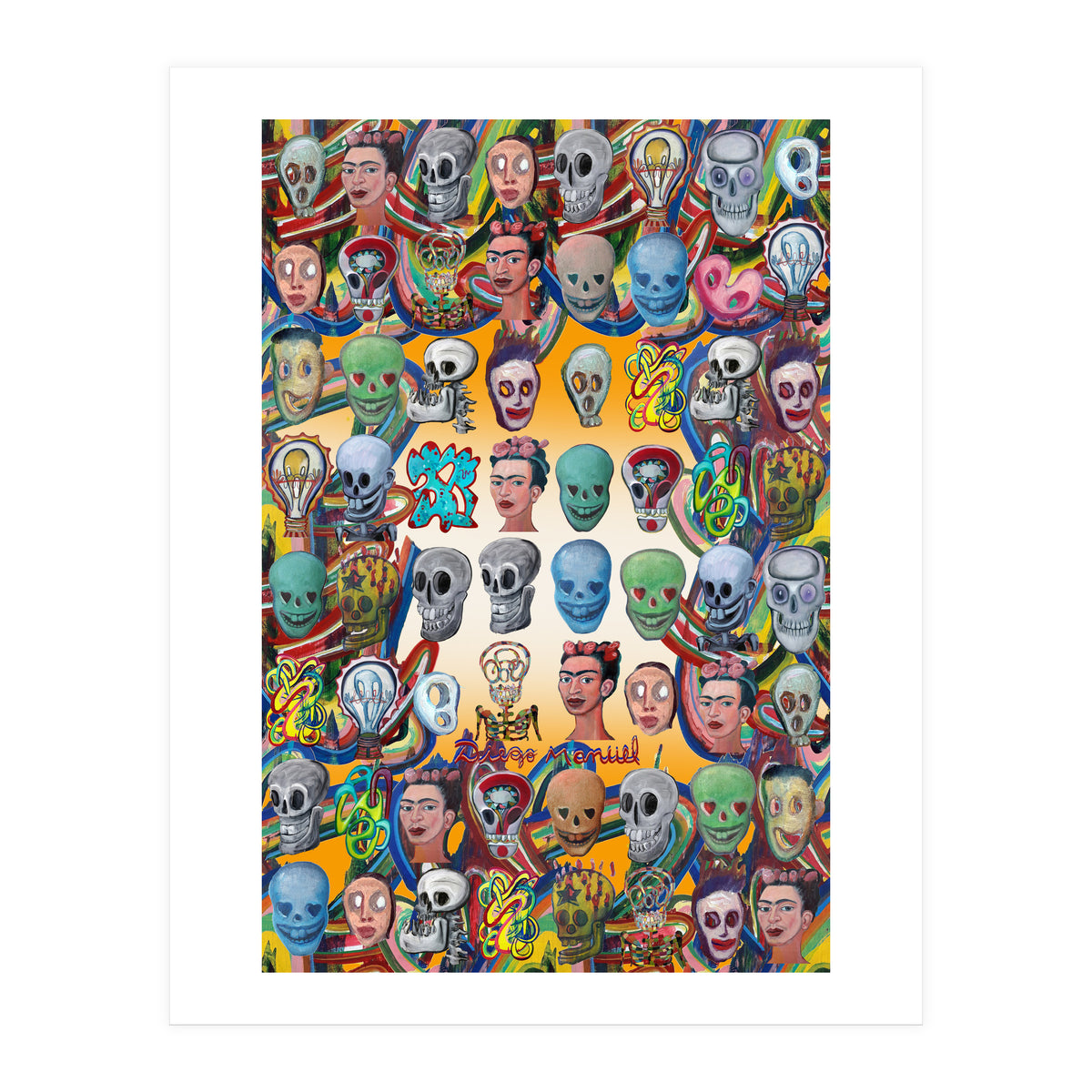 Calaveras Y Graffitis 2 (Print Only)