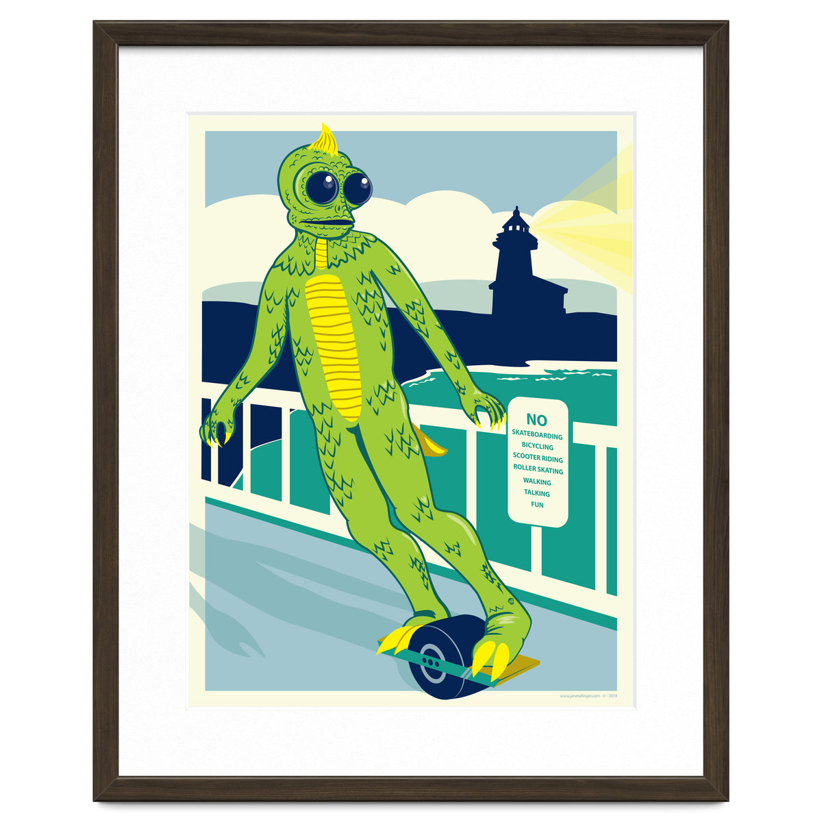 Sleezstak riding One Wheel