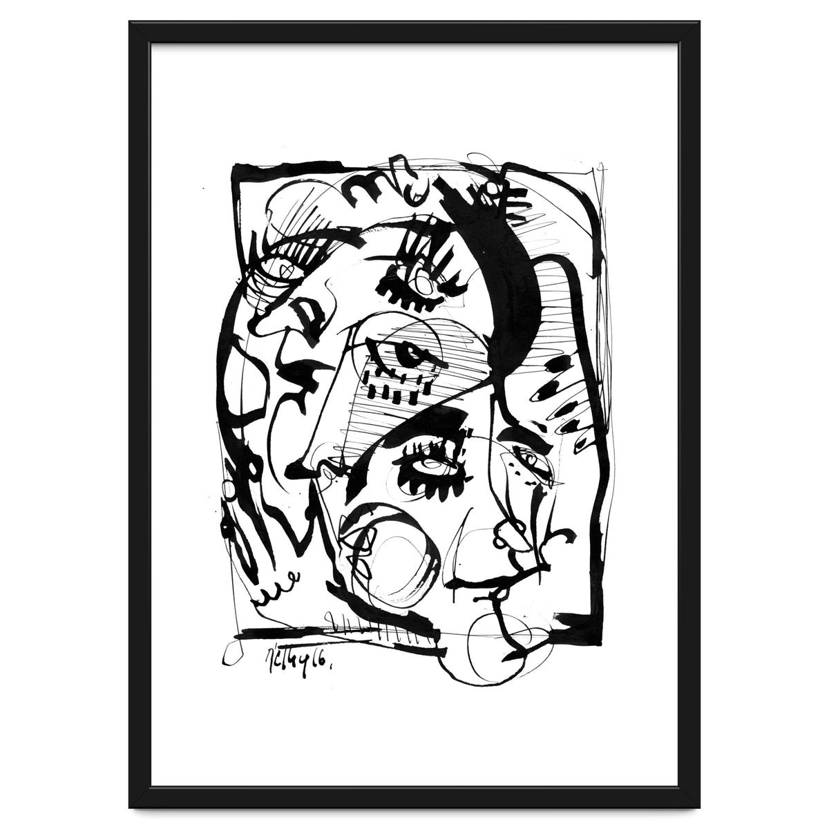 The Pretty People - b&w