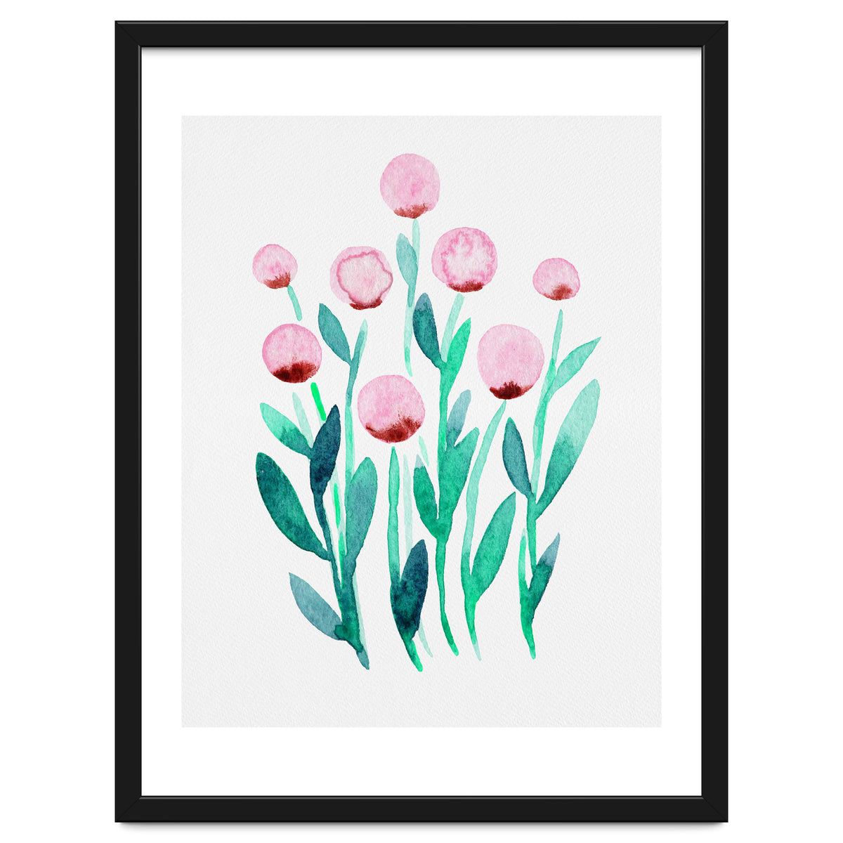 Simple pink flowers