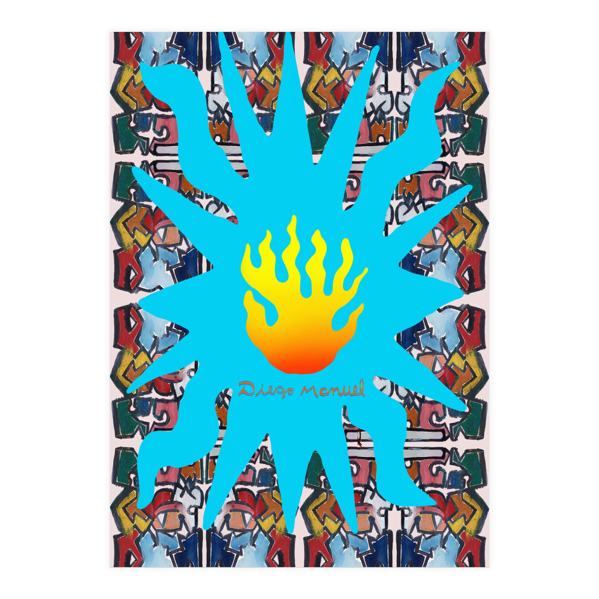 Fuego Y Graffiti 51 (Print Only)