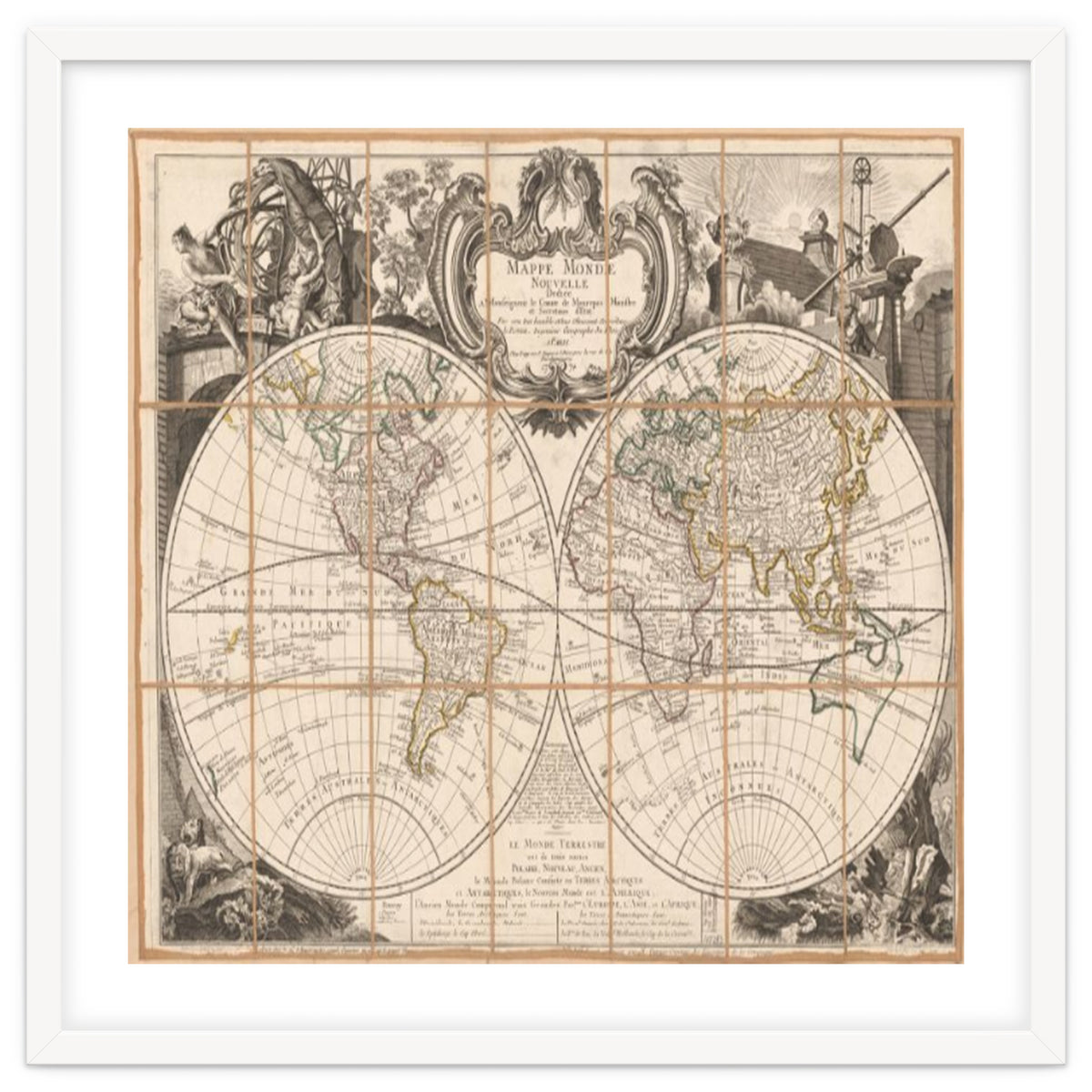 Old world map revisited