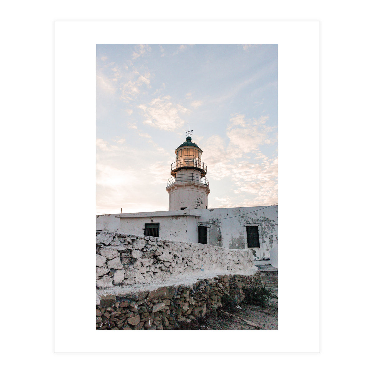 Armenistis Lighthouse Portrait (Print Only)