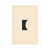 Cut black shape on beige (Print Only) thumbnail
