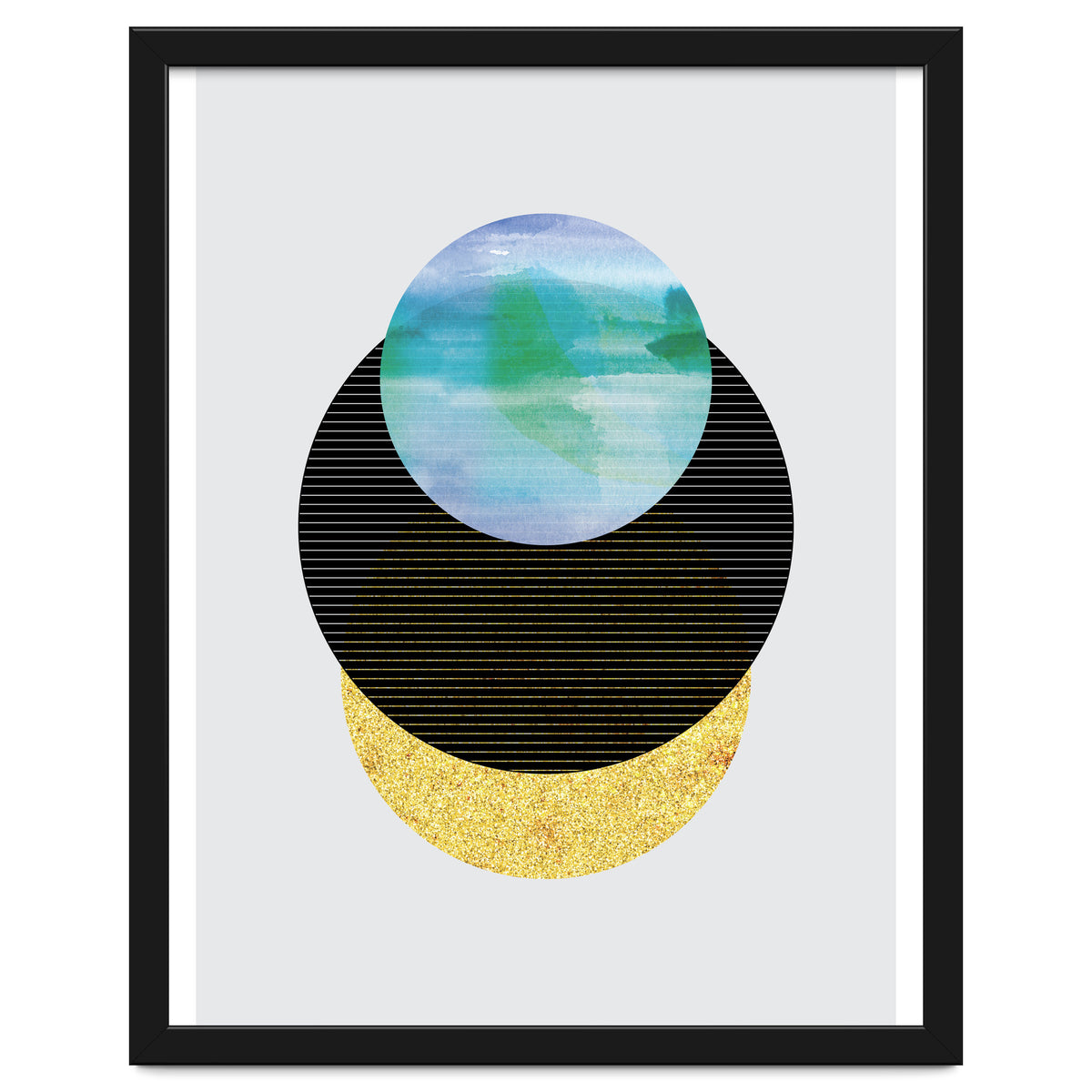 Underwater Sunset Abstract