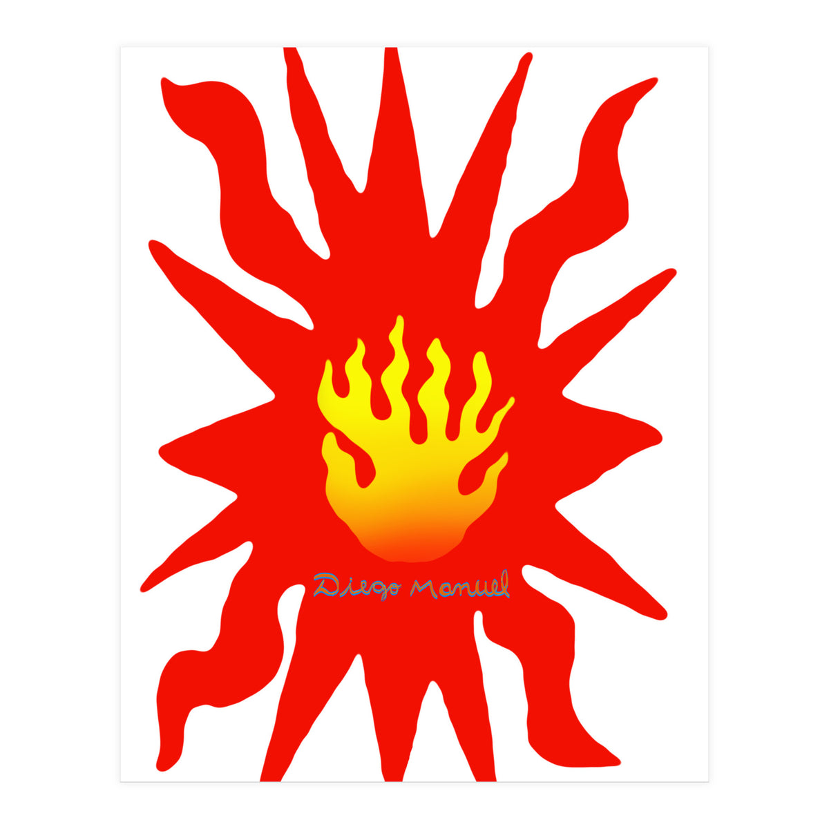 Fuego 37 Copia (Print Only)